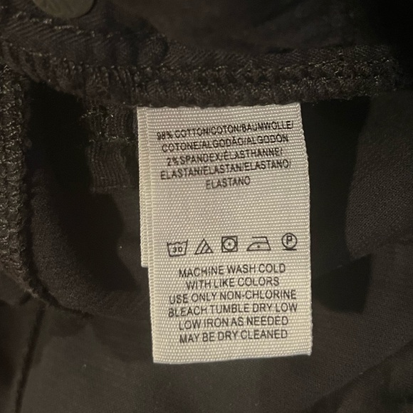 We The Free Black Flare Leg High Rise Raw Hem Corduroy Jeans Free People Size 29 - Picture 9 of 16